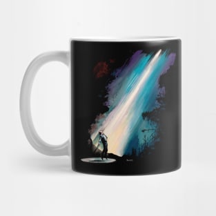 Fire in the Sky Illustration Mug